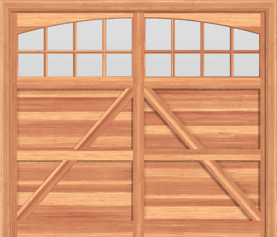 Raised Panel Coach Style Garage Door 511