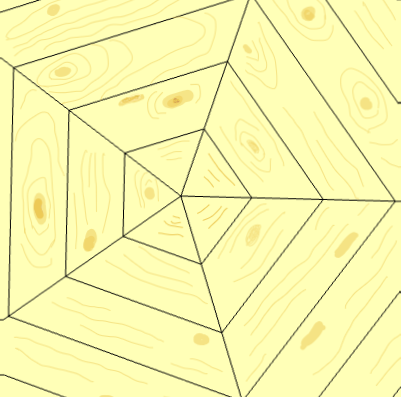 Pine Roof Boards (5-Sided Roof)