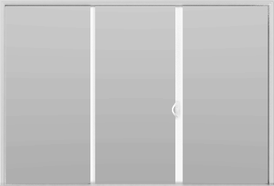 3 Panel - 12' Sliding Patio Doors 96" 