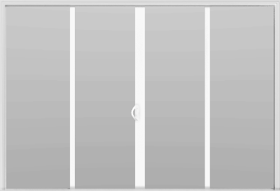 4 Panel - 11.5' Sliding Patio Doors 96"
