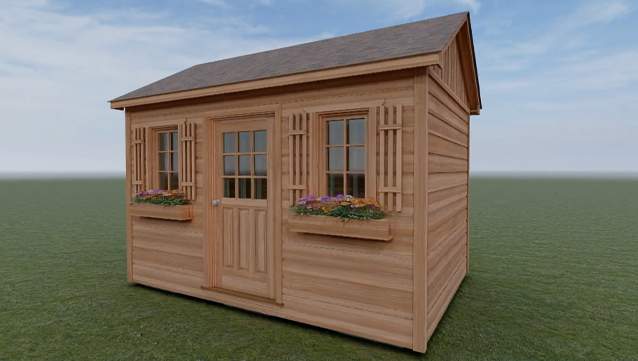 Garden Shed Assembly Animation 3D