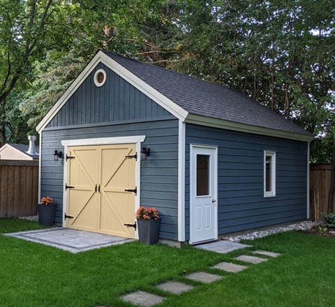 Backyard Man Cave Inspiration - Montcrest Garage Design - Prefab kit
