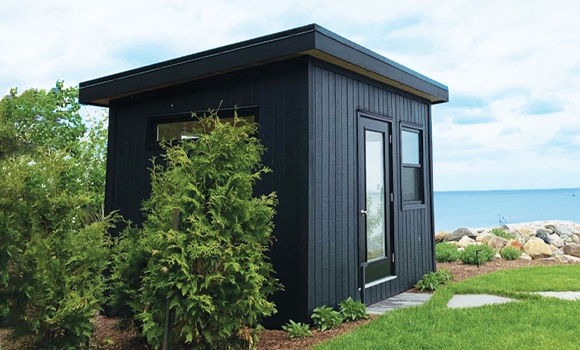 Backyard Studio Man Cave Next to Lake - Prefab Kit