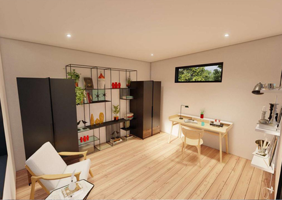 Backyard Office Inspiration - Quadra Design Prefab Kit