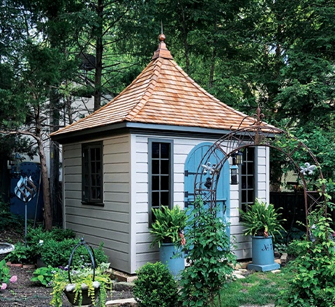 Backyard Storage Shed - 10' x 10' Melbourne Design - Prefab kit