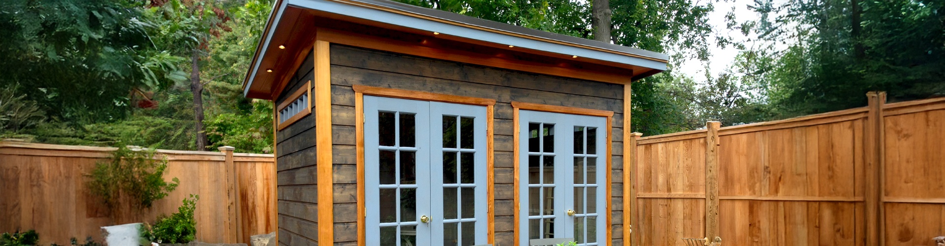 Backyard She Shed Inspiration - 7' x 12' Urban Studio Design - Prefab kit