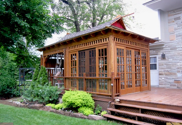 Backyard Gym/Yoga Studio - Basli Tea House Design - Prefab kit