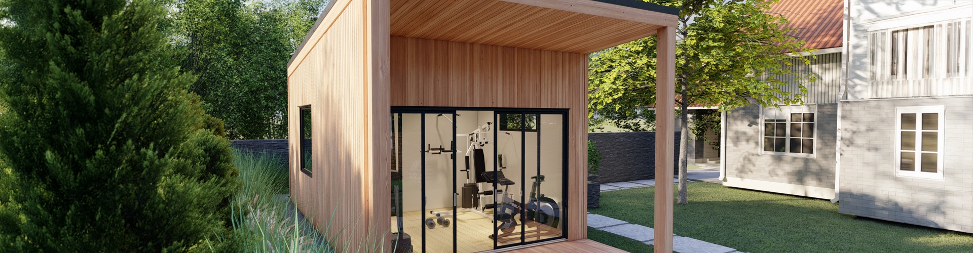 Backyard Gym/Yoga Studio - Cove Design - Prefab kit