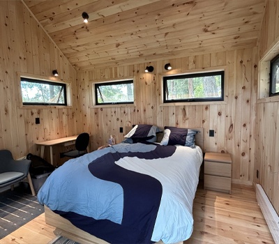Outside View of a Man Cave - Sonoma Design Prefab Kit