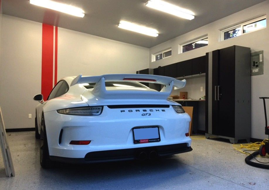 Backyard Man Cave - Outside View of a Black Siding Modern Garage With One Door - Prefab kit
