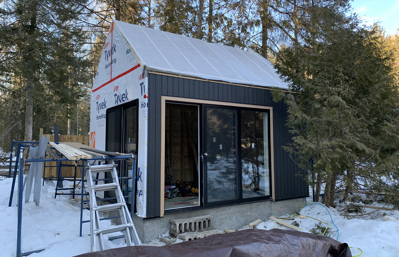Enhanced Siding Package for Prefab backyard structures