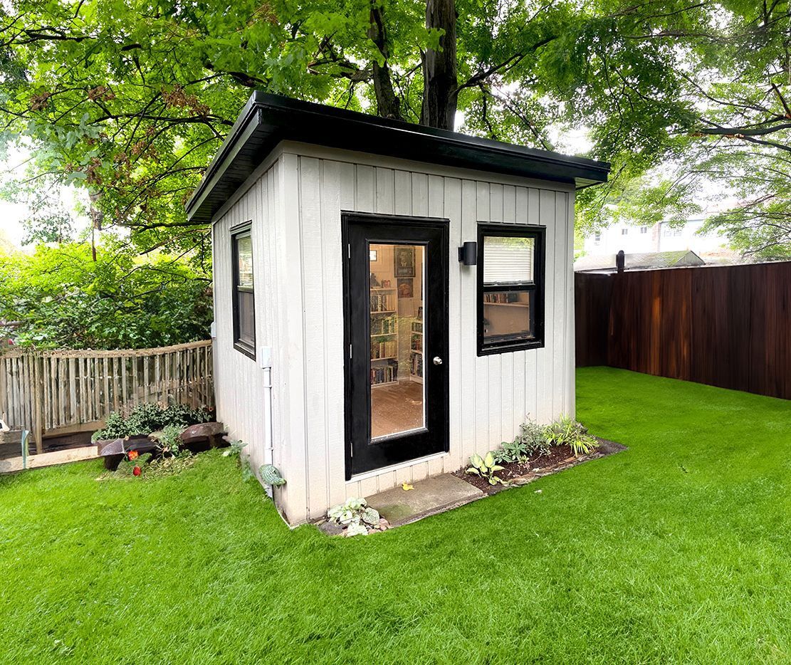 Front View of a 9' x 10' Urban Studio Home Office