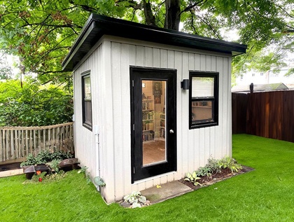 Front View of a 9' x 10' Urban Studio Home Office
