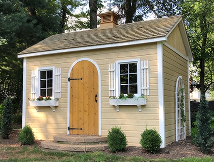 Front View of a 10' x 14' Palmerston Garden Shed
