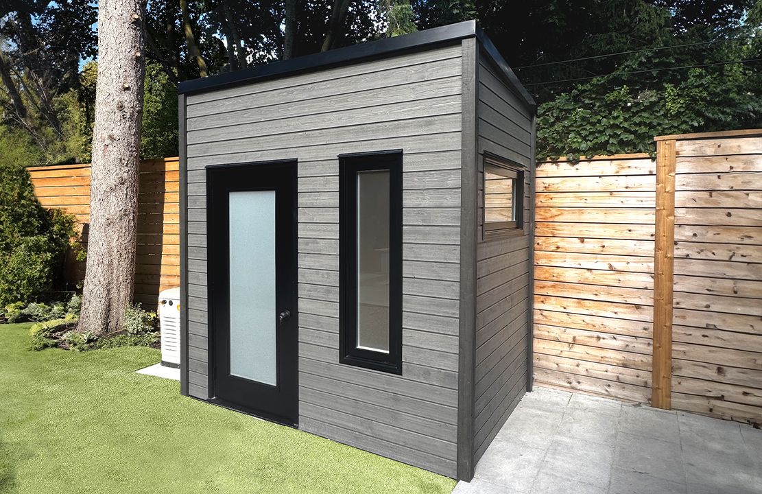6' x 9' Quadra Modern Garden Shed
