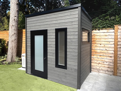 6' x 9' Quadra Modern Garden Shed