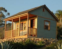 Cabin Prefab Kit with CanExel (Maintenance Free) Siding Materials