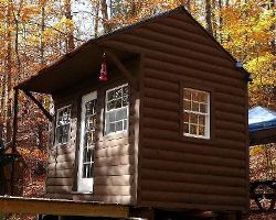 Siding Material Cedar Log Cabin Cedar on aa prefab cabin