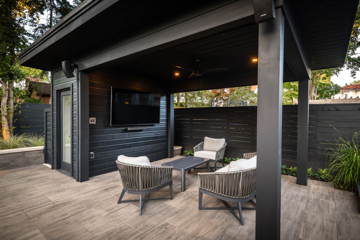 Pool Cabana Prefab Kit with CanExel (Maintenance Free) Siding Materials