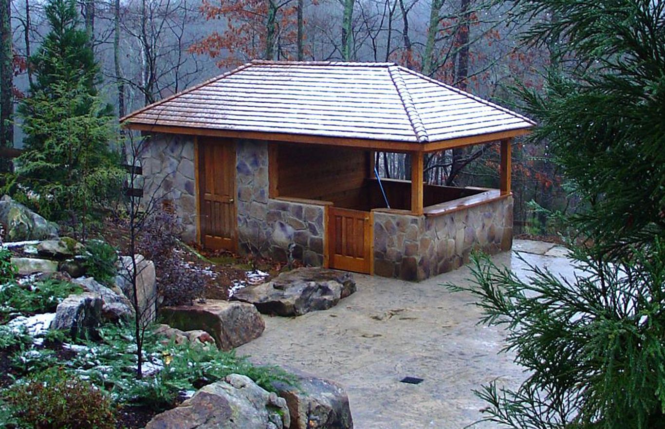 pool cabana Custom siding material Summerwood ID Number 47788