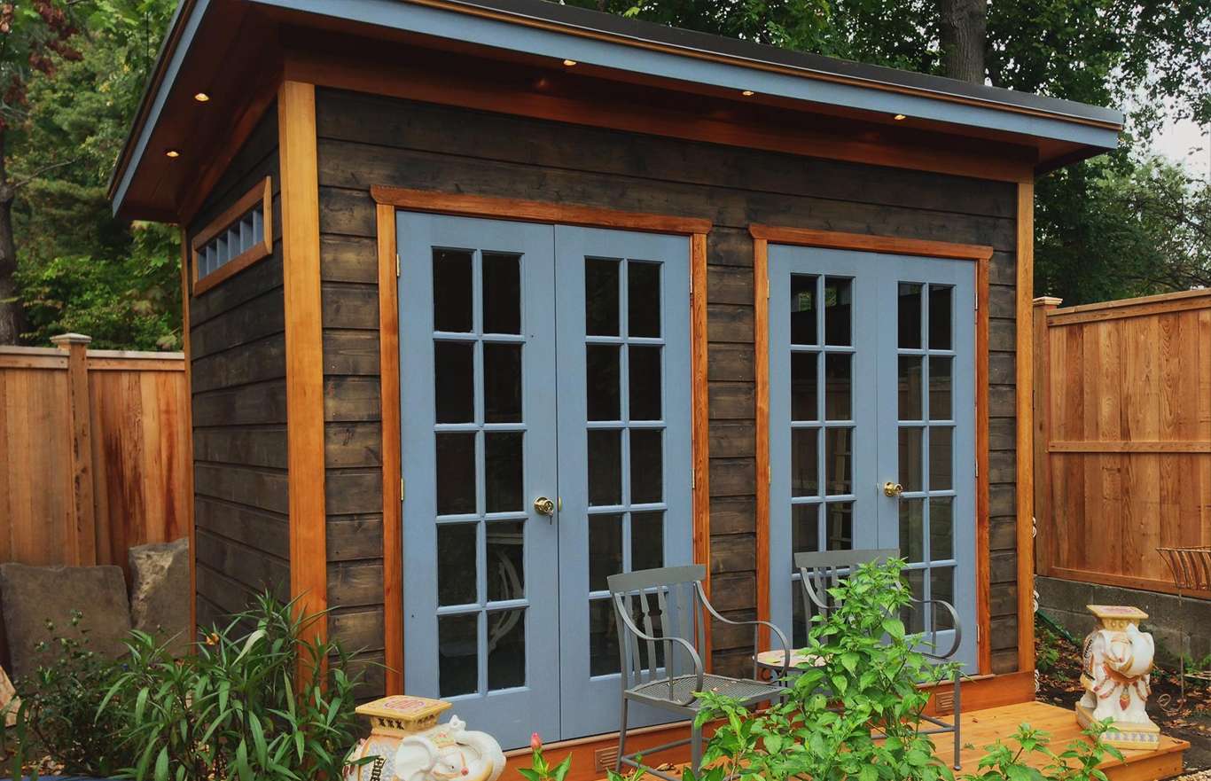 Shed staining information semi-transparent Summerwood Products
