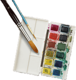 small painting tools