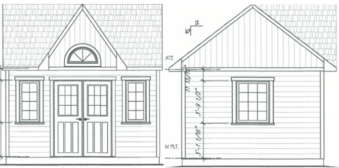 Copper Creek Home Office Studios Dimensions