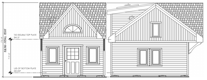 Glen Echo cabin Dimensions