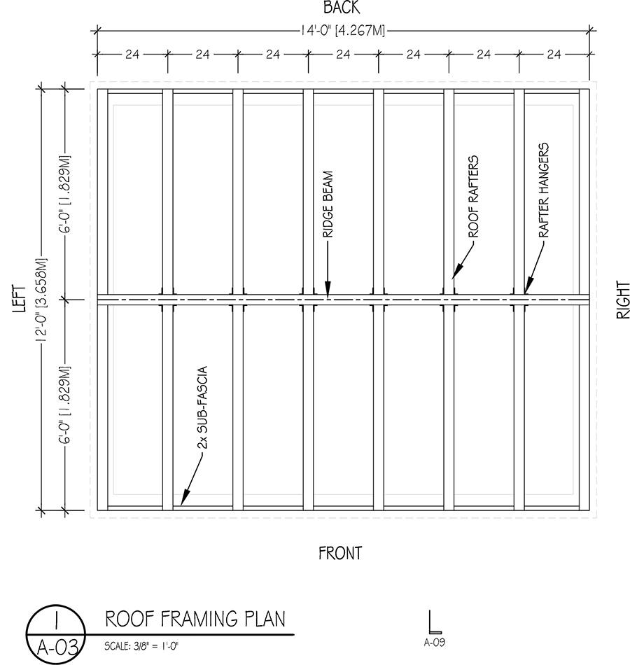 Oban Roof Framing Plan