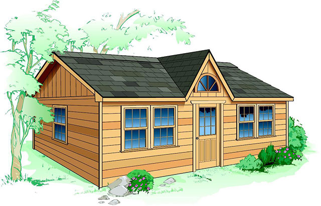 Kepler Creek cedar cabin