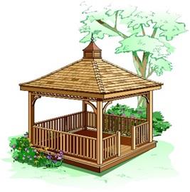 Montpellier garden gazebo