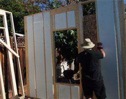 Glen Echo cabin Insulation