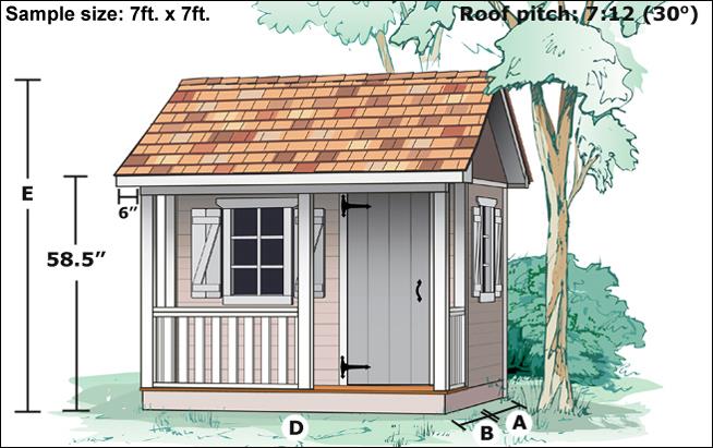 Peach Pickers Porch playhouse