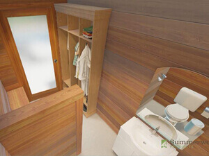 Sanara Modern Pool Cabana Plumbing