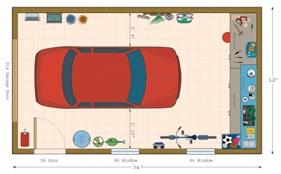 Archer garage Floor Plan 1