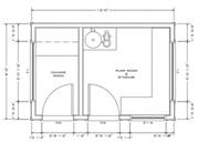 Barside pool cabana Floor Plan 2