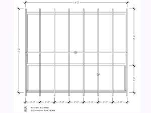 Glen Echo cabin Roof Framing Plan