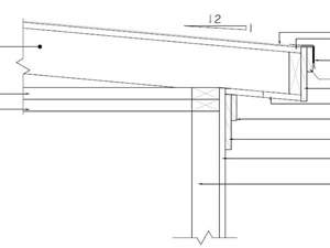 Quadra garden studio Overhang Detail