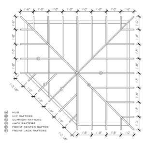 Catalina home studio office Roof Framing Plan