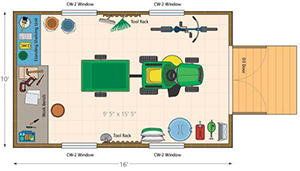 Dune shed Floor Plan 2