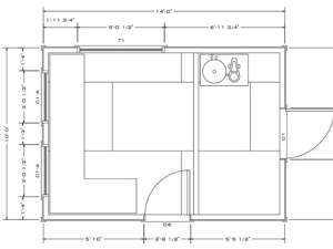 Copper Creek home studio Floor Plan 2
