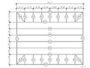 Quadra garden studio Roof Framing Plan