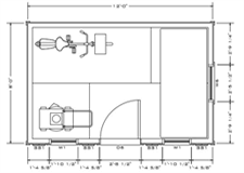 Sonoma home studio Floor Plan 1