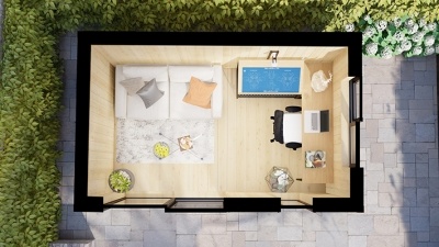 Mini Oban home studio Floor Plan 1