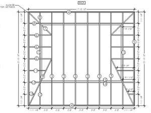Eden pavilion Roof Framing Plan