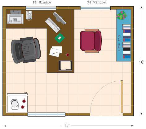Glen Echo cabin Floor Plan 1