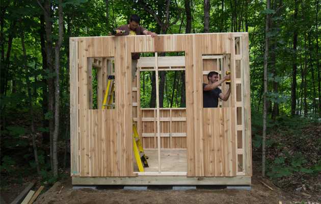 Glen Echo shed Wall frame