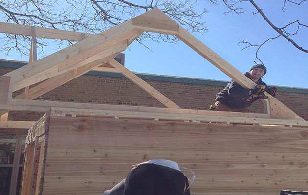 Glen Echo Roof frame cabin