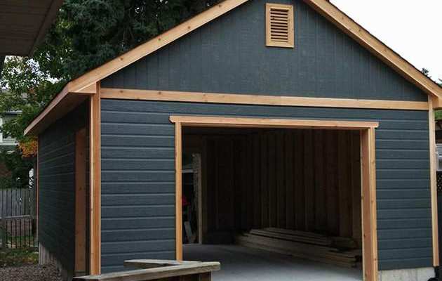 Completed Highlands garage