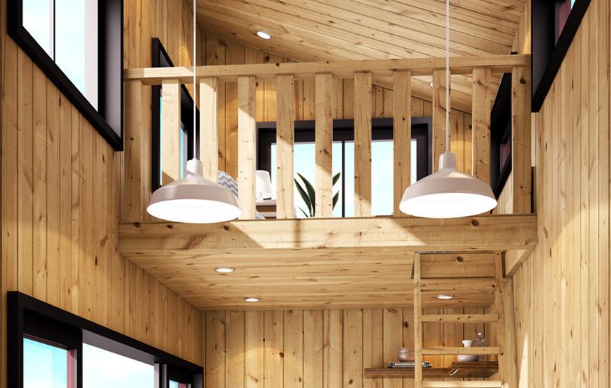 Modern Nomad cabin interior